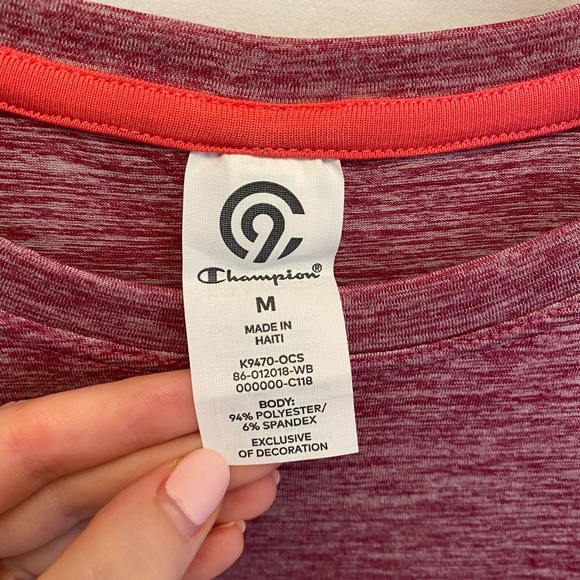 Champion short sleeve dry fit top size medium - Picture 2 of 4
